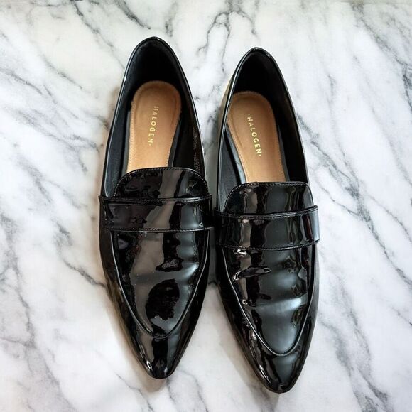 Halogen Black Patent Leather Flats / SZ: 7 / EUC - Picture 5 of 8